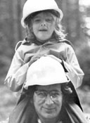 Спилберг и Дрю Бэрримор в 1982