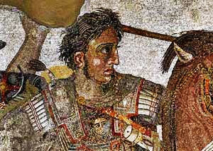 Мозаика с изображением Александра Македонского